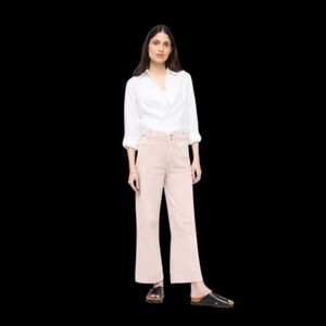 New DU/ER | LuxTwill High Rise Trouser | Soft Rose
